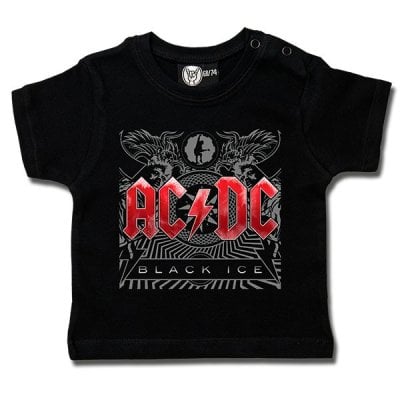AC/DC bebis T-shirt - Black Ice