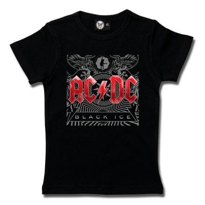 AC/DC tjej barn T-shirt - Black Ice 0