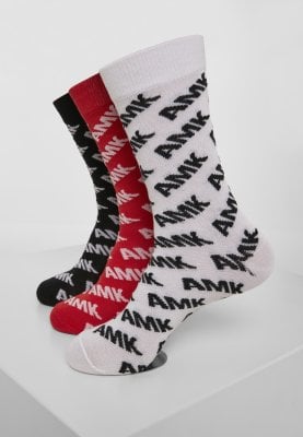 AMK Allover Socks 3-Pack 1