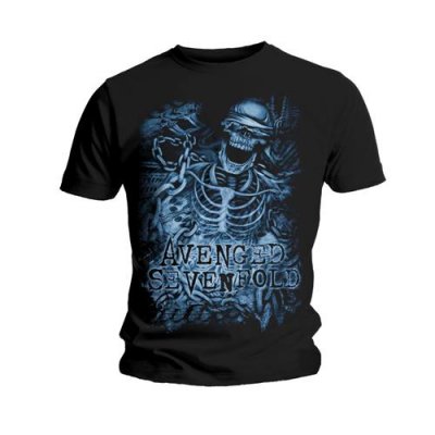 Avenged Sevenfold t-shirt: Chained Skeleton