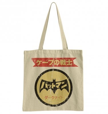 Batman Japanese Retro Logo Tote Bag 1