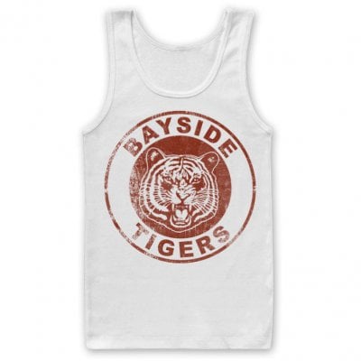 Bayside Tigers Washed Logo Tank Top 1