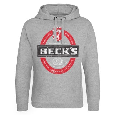 Beck's Beer Washed Label Logo Epic Hoodie 1