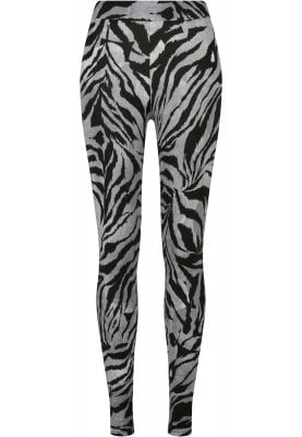 Black zebra leggings 1