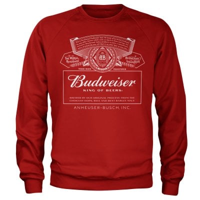 Budweiser White Logo Sweatshirt 1