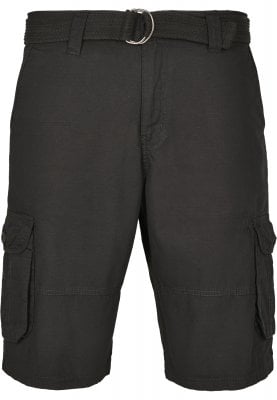 Cargo shorts med bälte och ripstop 4