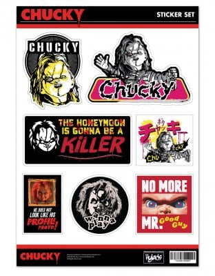 Chucky Sticker Set 1
