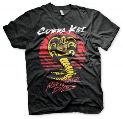 Cobra Kai T-shirt - Cobra Kai Never Dies