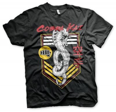 Cobra Kai Punch Patch T-Shirt 1