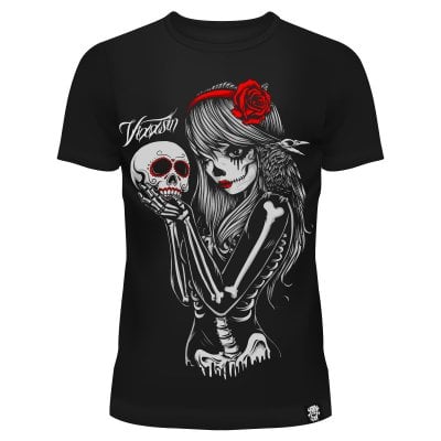 Crow girl T-shirt dam