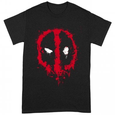 Deadpool Splat Face T-Shirt
