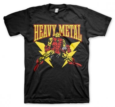 Iron Man Likes Heavy Metal T-Shirt