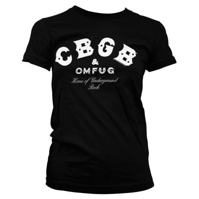 CBGB & OMFUG Logo Girly Tee
