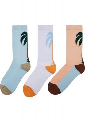 Fancy Palmtree Socks 3-Pack 1