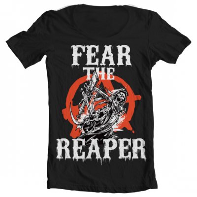Fear The Reaper Wide Neck Tee