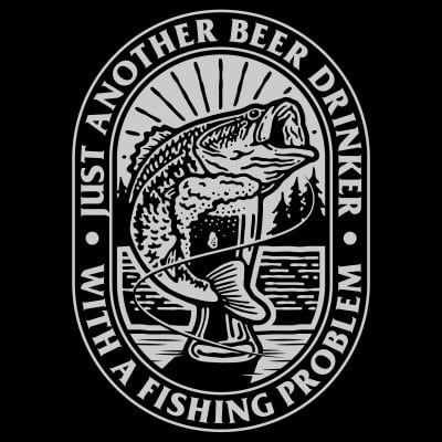 Beerdrinker fishingproblem tröja
