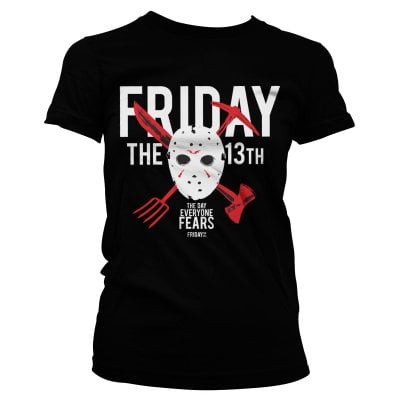 Friday The 13th - The Day Everyone Fears Girly Tee 1