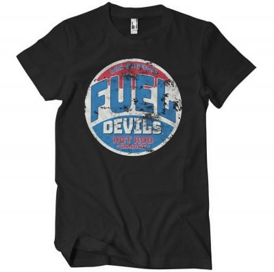 Fuel Devils Hot Rod Garage Patch T-Shirt 1