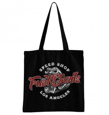 Fuel Devils Speed Shop Tote Bag 1