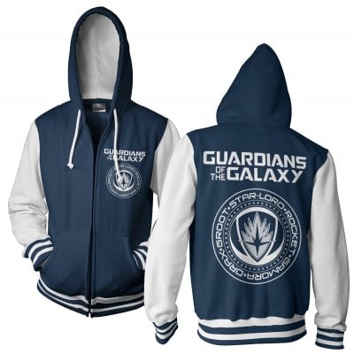 Guardians Of The Galaxy varsity zip hoodie 1