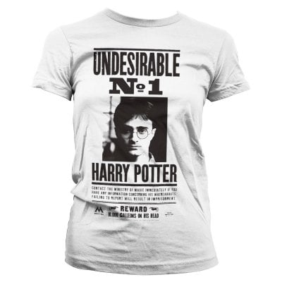 Harry Potter Wanted Poster Girly Tee 1
