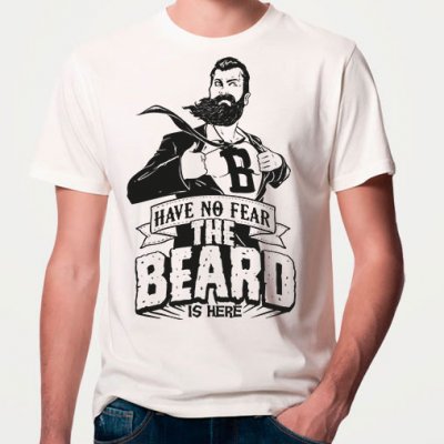 Have No Fear vit t-shirt modell