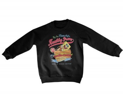 Homestyle Krabby Patty Kids Sweatshirt 1