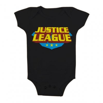 Justice League Classic Logo Baby Body 1