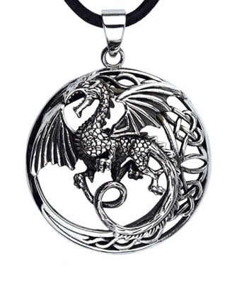 Keltisk drake halsband