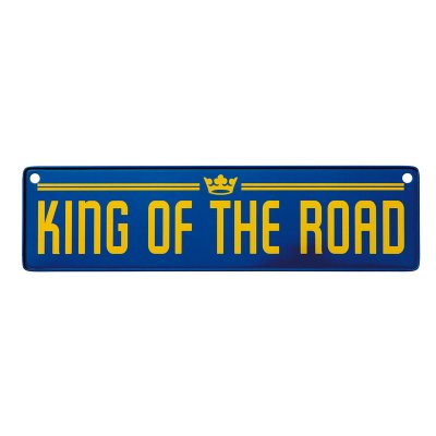 King of the road bilskylt 0