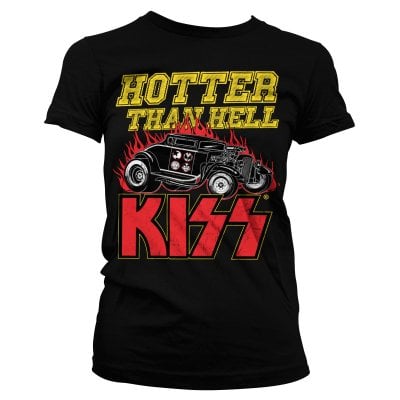 KISS - Hotter Than Hell tjej t-shirt