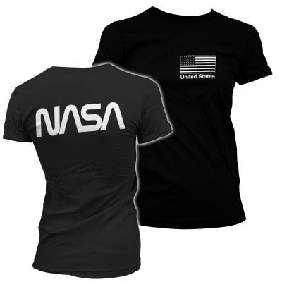 NASA black flag tjej T-shirt