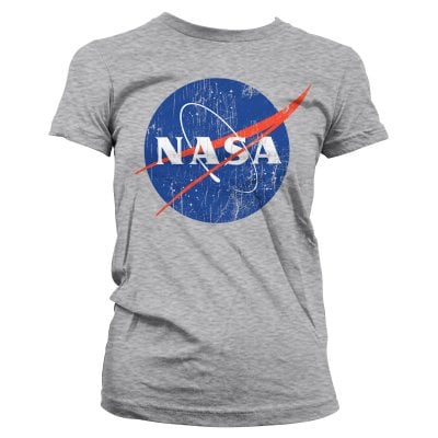 NASA T-shirt dam grå