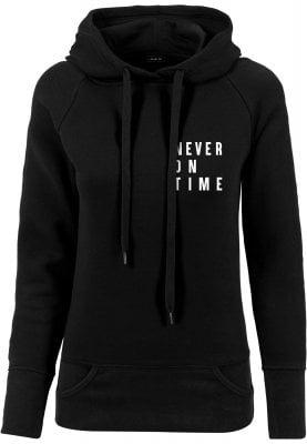 Never On Time Hoody dam 1