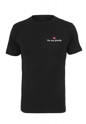 No New Friends T-shirt (L,black)