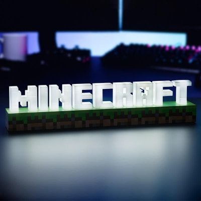 Minecraft logo - lampa