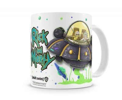 Rick And Morty Spaceship Coffee Mug 1