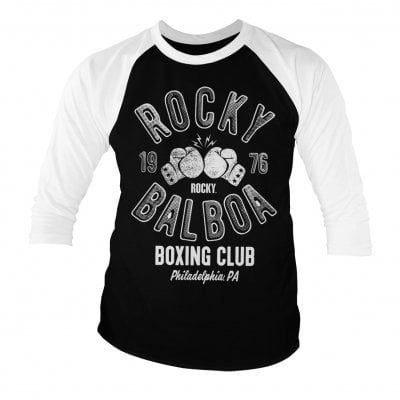 Rocky Balboa Boxing Club Baseball 3/4 Sleeve Tee 1