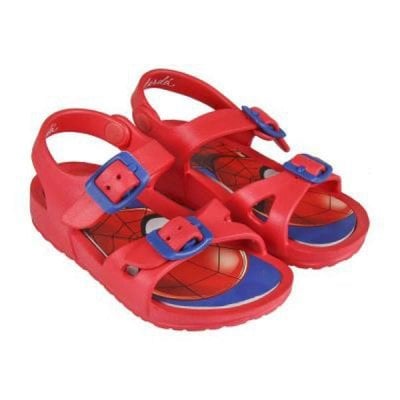 Röda sandaler barn Spiderman 0