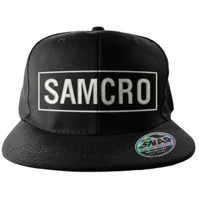 SAMCRO Embroidered Snapback Cap