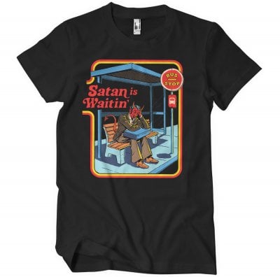 Satan Is Waiting T-Shirt 1
