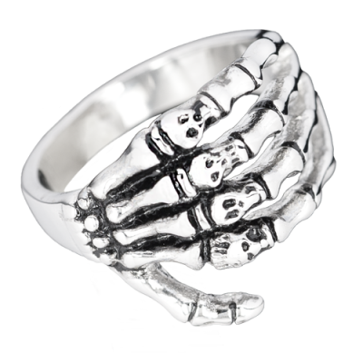Skeletthand ring 0