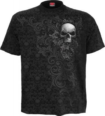 Skull scroll t-shirt