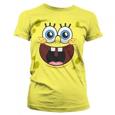 Sponge Happy Face Girly T-Shirt 1