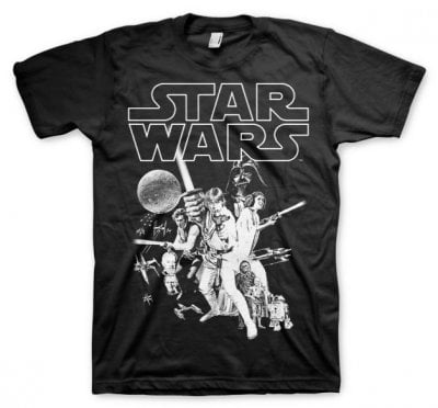 Star Wars Classic Poster T-Shirt 1