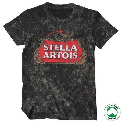 Stella Artois Washed Logo Organic T-Shirt 1