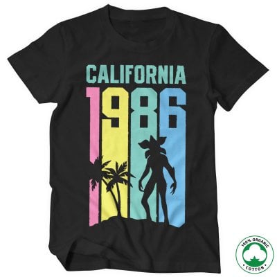 Stranger Things California 1989 Organic T-Shirt 1