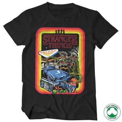 Stranger Things Retro Poster Organic T-Shirt 1