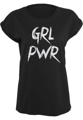 Svart t-shirt dam girlpower 3