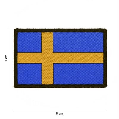 Sveriges flagga tygpatch 0